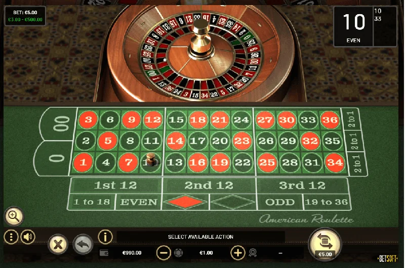 Captura de Ecrã de American Roulette