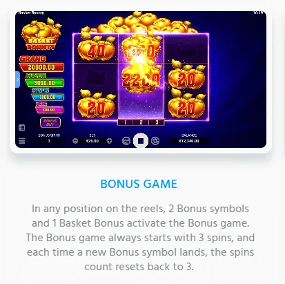 Captura de Ecrã de Basket Bounty