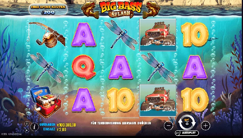 Captura de Ecrã de Big Bass Splash
