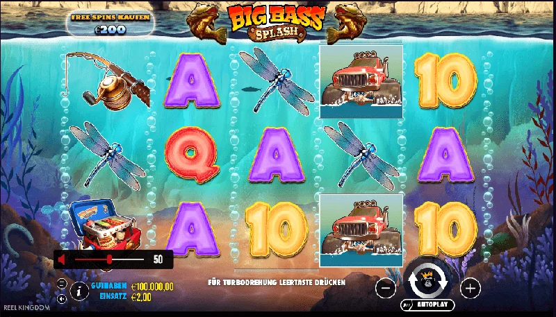 Captura de ecrã de Big Bass Splash