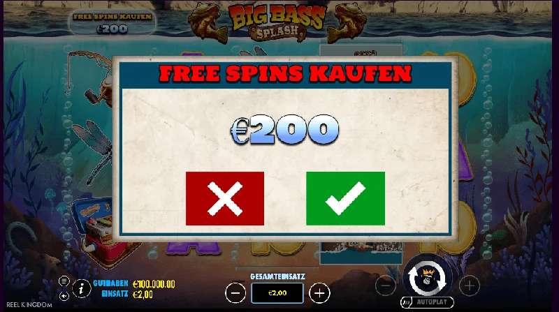 Captura de ecrã de Big Bass Splash