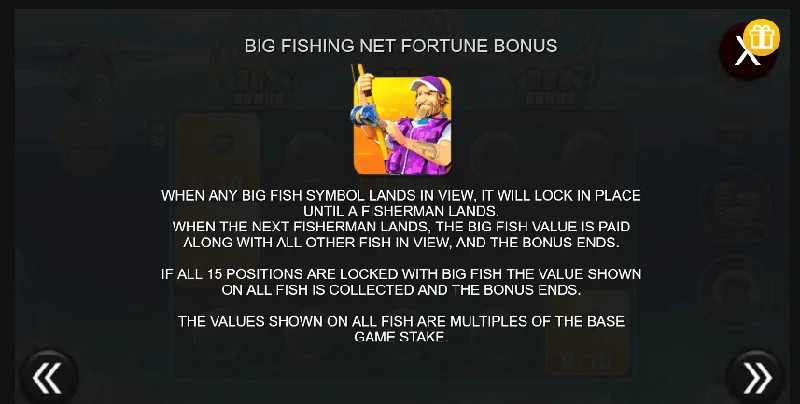 Captura de Ecrã de Big Fishing Net Fortune