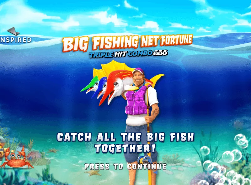 Captura de Ecrã de Big Fishing Net Fortune