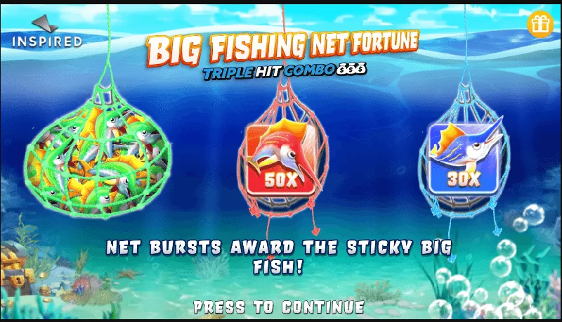Captura de Tela de Big Fishing Net Fortune