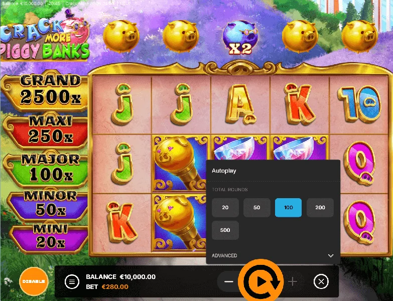 Captura de Ecrã de Crack More Piggy Banks