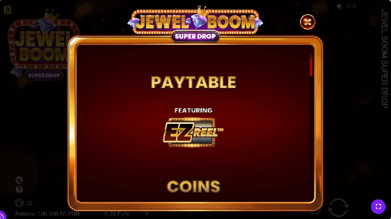 Captura de ecrã de Jewel Boom Super Drop