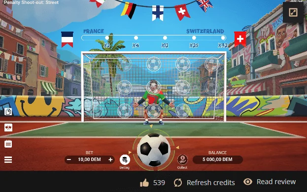 Captura de Ecrã de Penalty Shoot-Out
