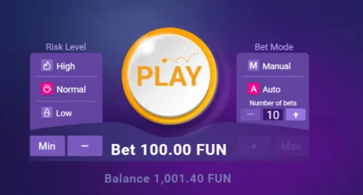Captura de Ecrã de Plinko