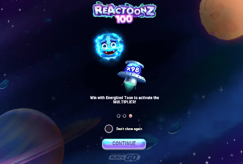 Captura de ecrã de Reactoonz 100