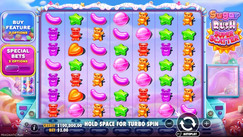 Captura de Ecrã de Sugar Rush Super Scatter