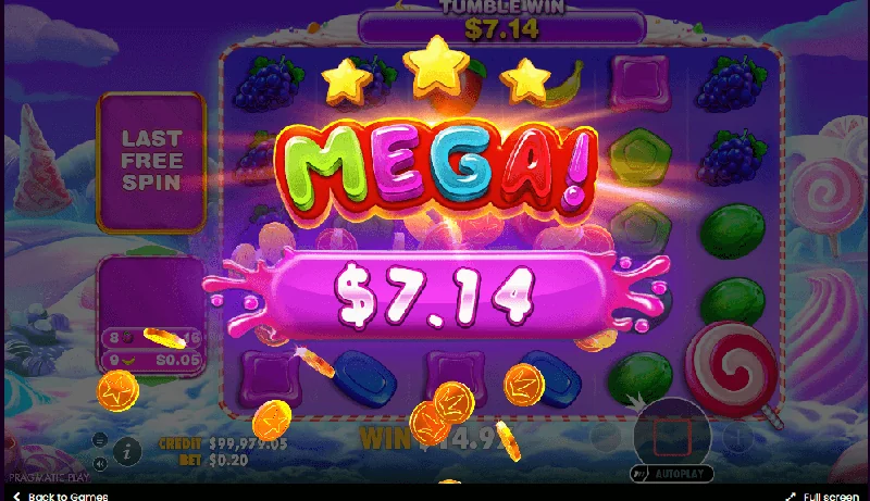 Captura de Ecrã de Sweet Bonanza 1000