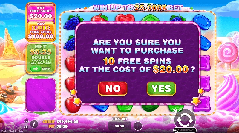 Captura de Ecrã de Sweet Bonanza 1000