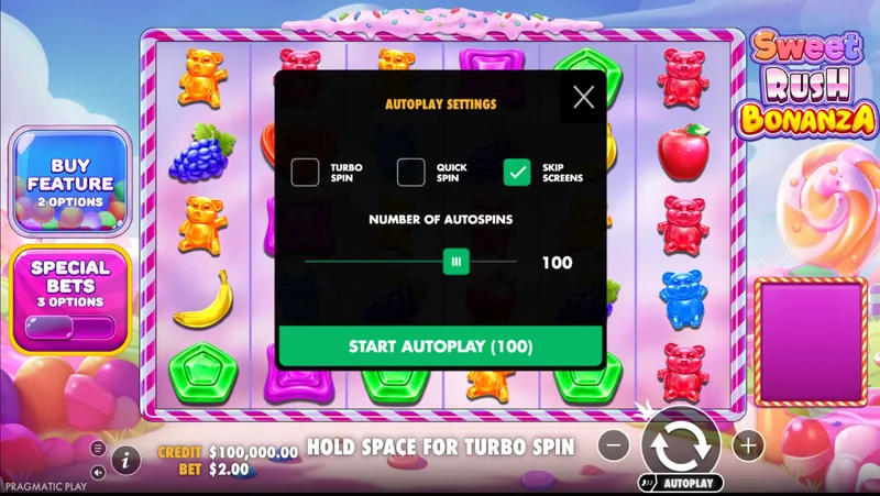 Captura de Ecrã de Sweet Rush Bonanza