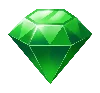 Símbolo de Gema Verde Bonanza Billion