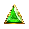 Símbolo de Gema Verde de Gates of Olympus