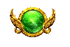 Símbolo do Multiplicador Verde de Gates of Olympus