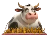 Símbolo de Vaca Hungry Wolf