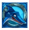 Símbolo Tubarão Azul Razor Shark