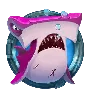 Símbolo Tubarão Rosa de Razor Shark