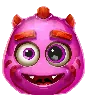 Símbolo Rosa de Dois Olhos do Reactoonz 100