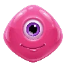Símbolo Roxo de Um Olho do Reactoonz 100
