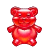 Símbolo do Urso de Goma Vermelho Sugar Rush 1000