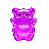 Símbolo de Urso de Goma Roxo Super Scatter de Sugar Rush