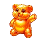 Símbolo de Urso de Goma Amarelo Super Scatter de Sugar Rush