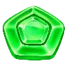 Símbolo de Doce Pentágono Verde do Sweet Rush Bonanza