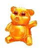 Símbolo de Urso de Goma Laranja Sweet Rush Bonanza