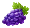 Símbolo de Uvas Roxas do Sweet Rush Bonanza