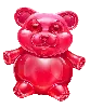 Símbolo de Urso de Goma Vermelho do Sweet Rush Bonanza