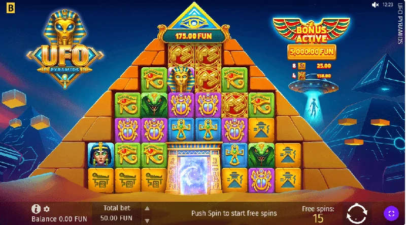 Captura de Ecrã de UFO Pyramids