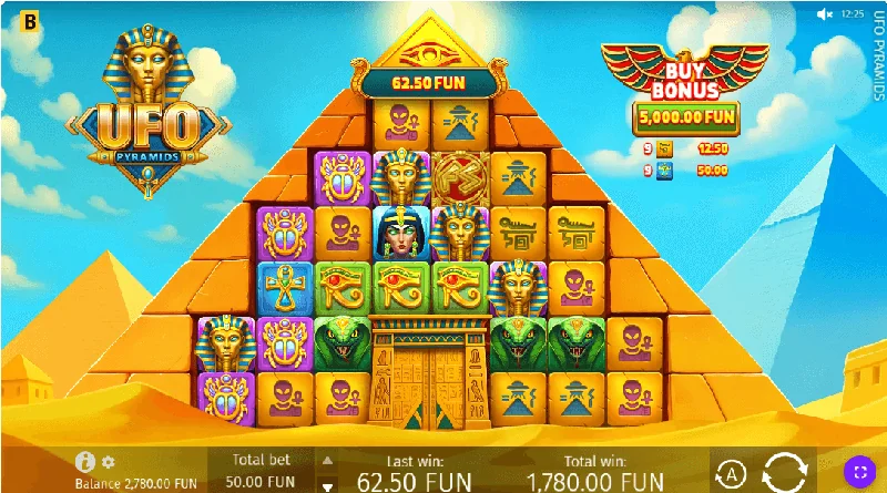 Captura de ecrã de UFO Pyramids