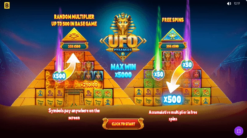 Captura de ecrã de UFO Pyramids