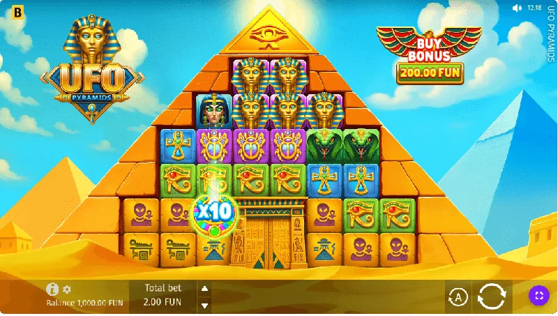 Captura de ecrã de UFO Pyramids