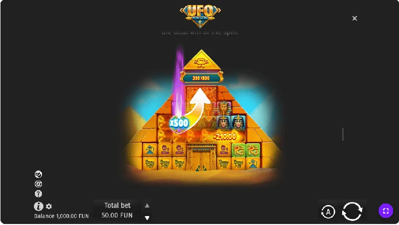 Captura de Ecrã de UFO Pyramids